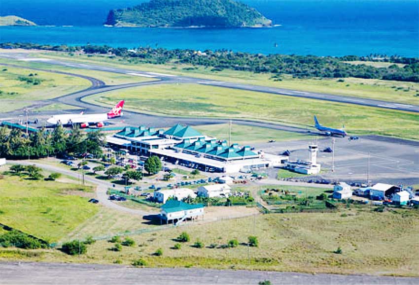 St Lucia Airport code maria