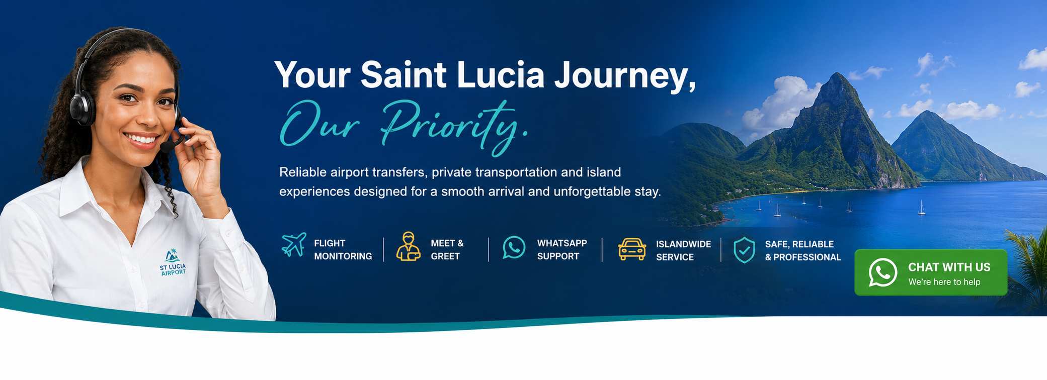 st lucia airport taxi